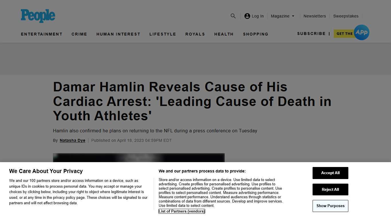 Damar Hamlin Reveals Cause of His Sudden Cardiac Arrest