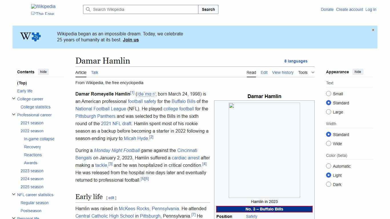 Damar Hamlin - Wikipedia