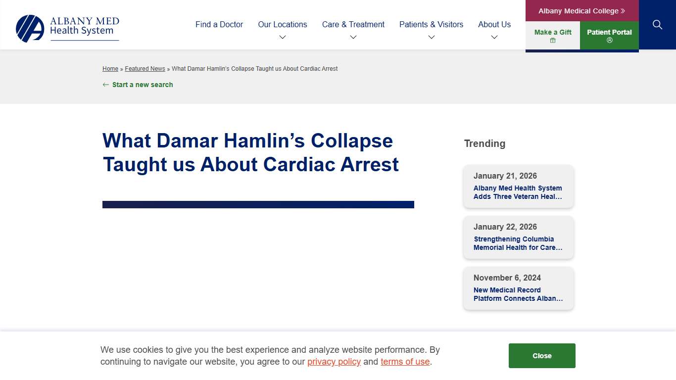 What Damar Hamlin’s Collapse Taught us About Cardiac Arrest